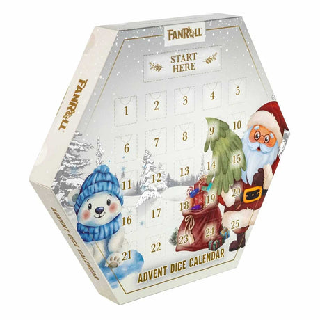 FanRoll Holiday Dice Advent Calendar (2026 version)
