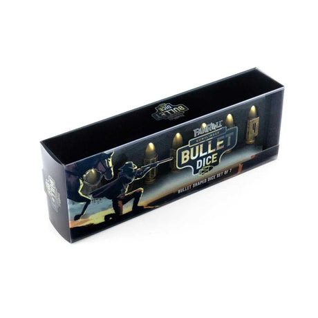 FanRoll Resin Bullet Poly Dice Set: Gunslinger