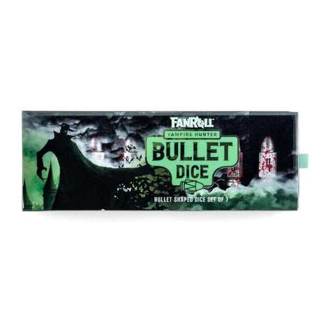 FanRoll Resin Bullet Poly Dice Set: Vampire Hunter