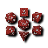 FanRoll D&D Dragon Scale Silicone Dice Set: Red