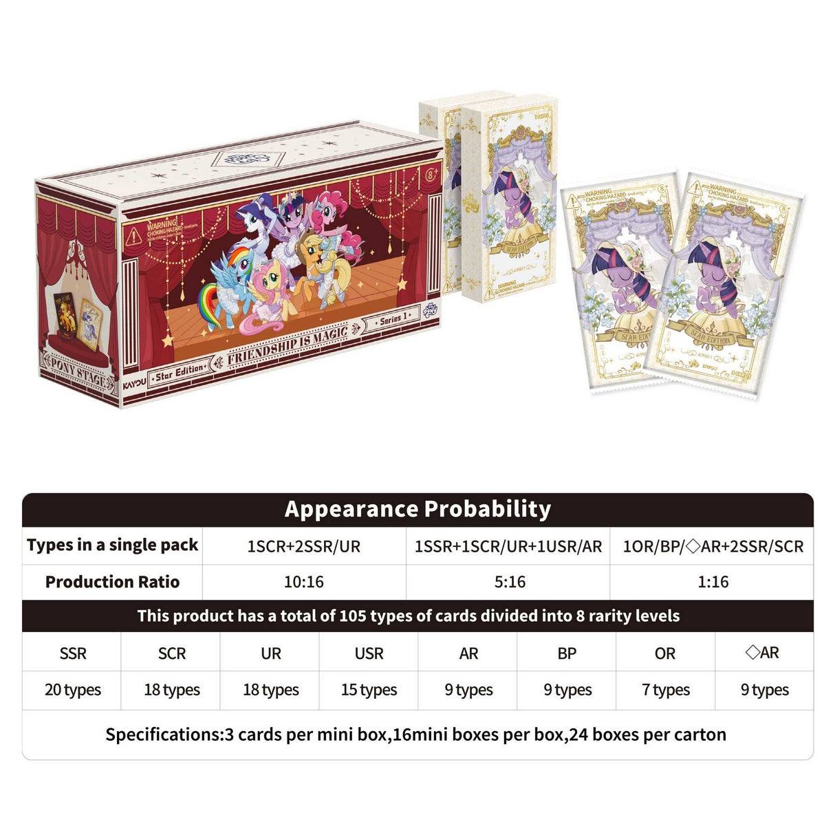 My Little Pony-Friendship Eternal Cards-Star Edition CDU -001A-EMEA