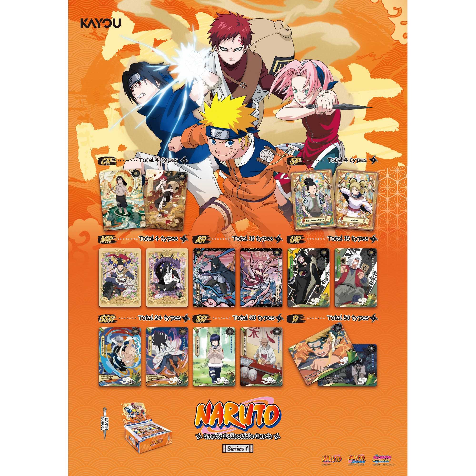 NARUTO-Smriti Collectible Cards-Earth Scroll Blister-001A-EMEA