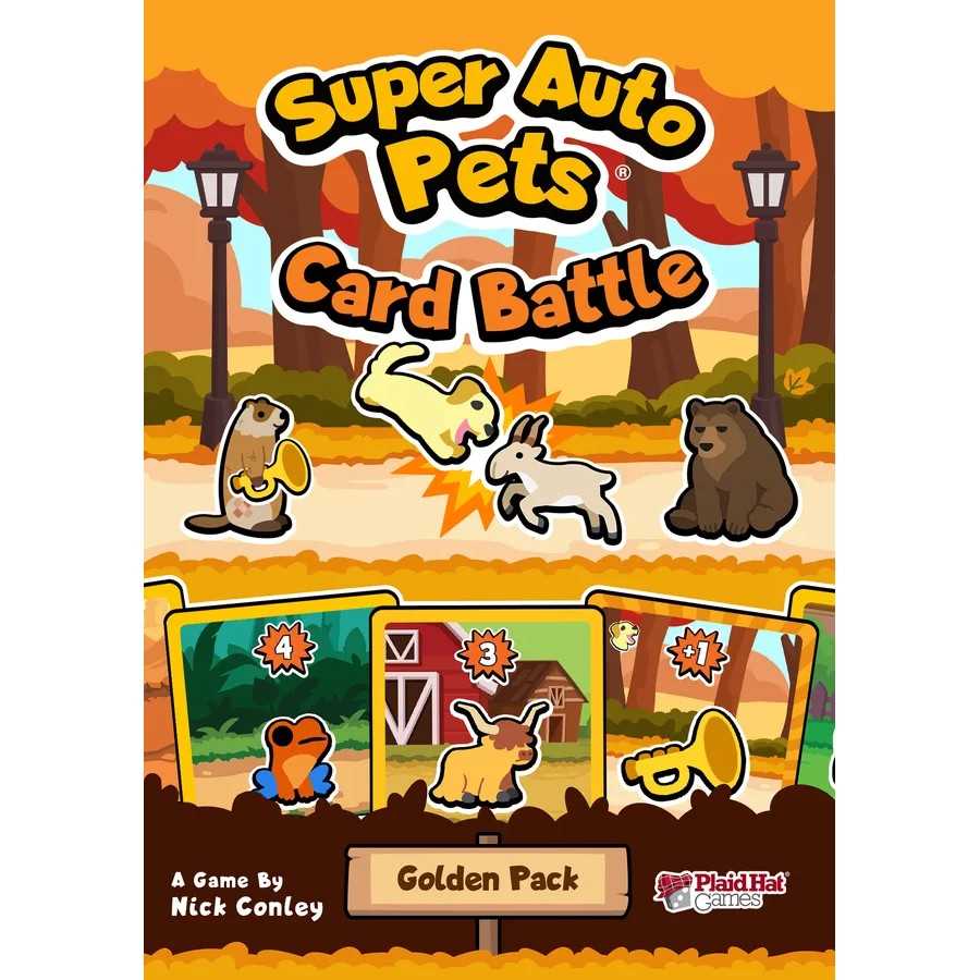 The Golden Pack: Super Auto Pets Card Battle -  Plaid Hat Games