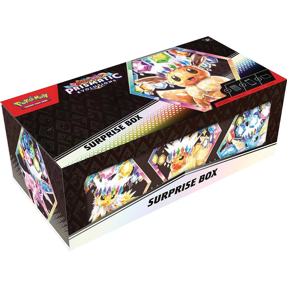 Pokmon TCG: Scarlet & Violet 8.5 - Prismatic Evolutions Surprise Bo Asmodee UK Pokmon TCG: Scarlet & Violet 8.5 - Prismatic Evolutions Surprise Bo Asmodee UK