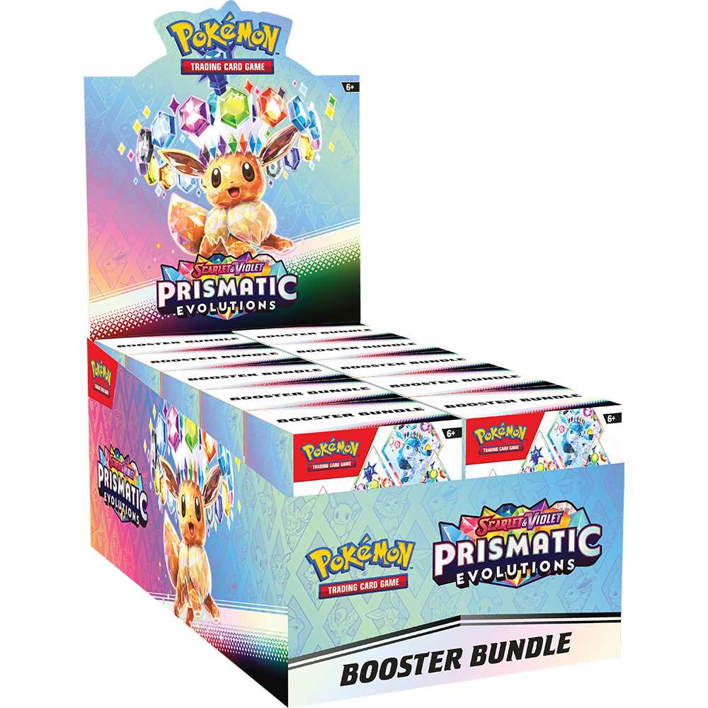 Pokmon TCG: Scarlet & Violet 8.5 - Prismatic Evolutions - Booster Bun Asmodee UK Pokmon TCG: Scarlet & Violet 8.5 - Prismatic Evolutions - Booster Bun Asmodee UK