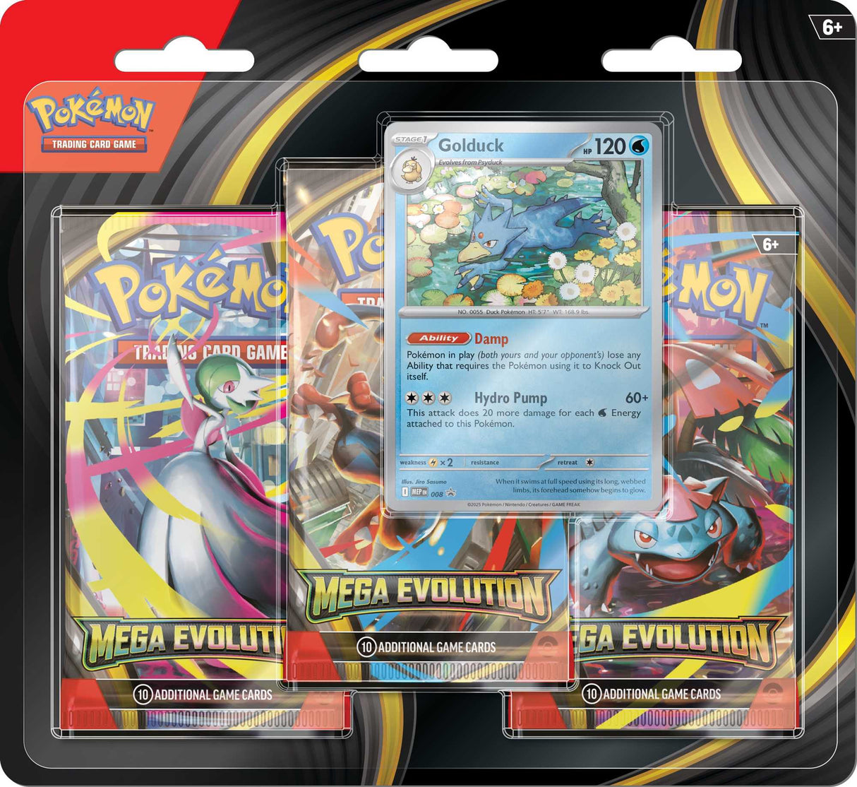 Pokmon TCG: Mega Evolution - 3-pack Asmodee UK Pokmon TCG: Mega Evolution - 3-pack Asmodee UK