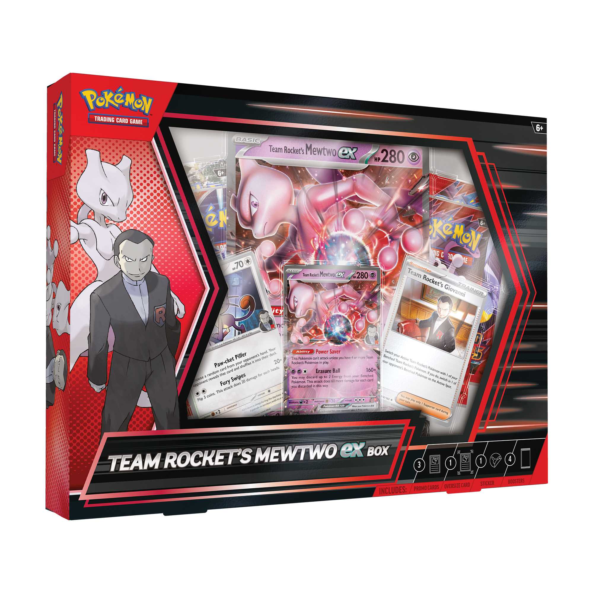 ポケモンカードゲーム TEAM ROCKET'S MEWTWO EX BOX Pokémon TCG: Team Rocket's Mewtwo ex Box – Asmodee UK