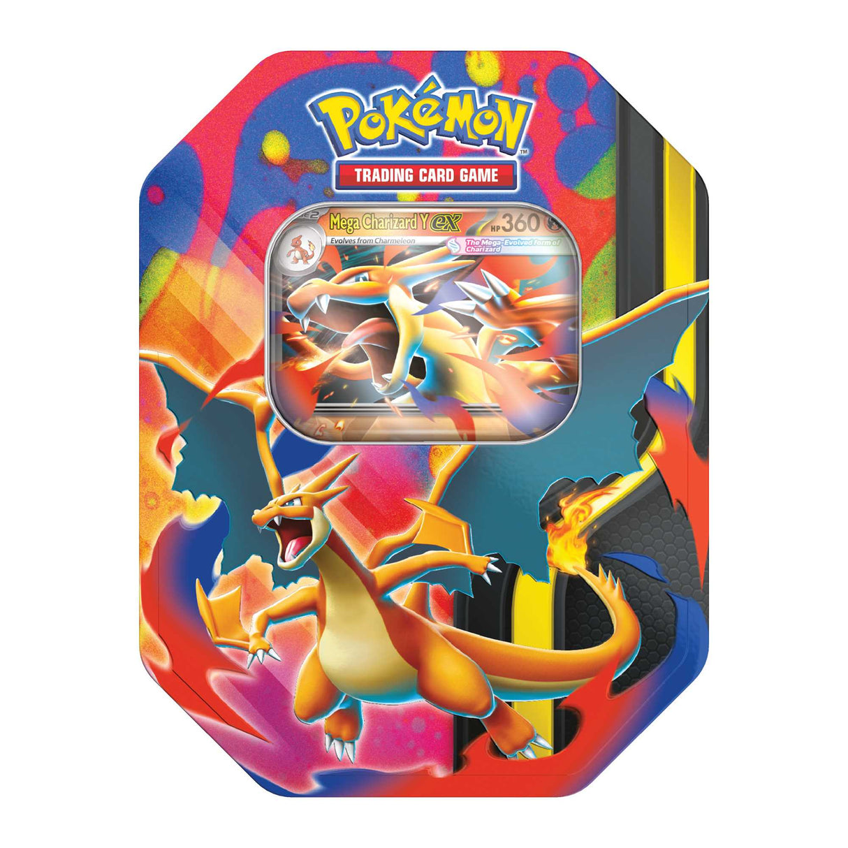 Pokémon TCG: Mega Charizard ex Tin – Asmodee UK