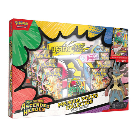 Pokémon TCG: Mega Evolution Ascended Heroes - Premium Poster Collection - Assortment (Case of 6)