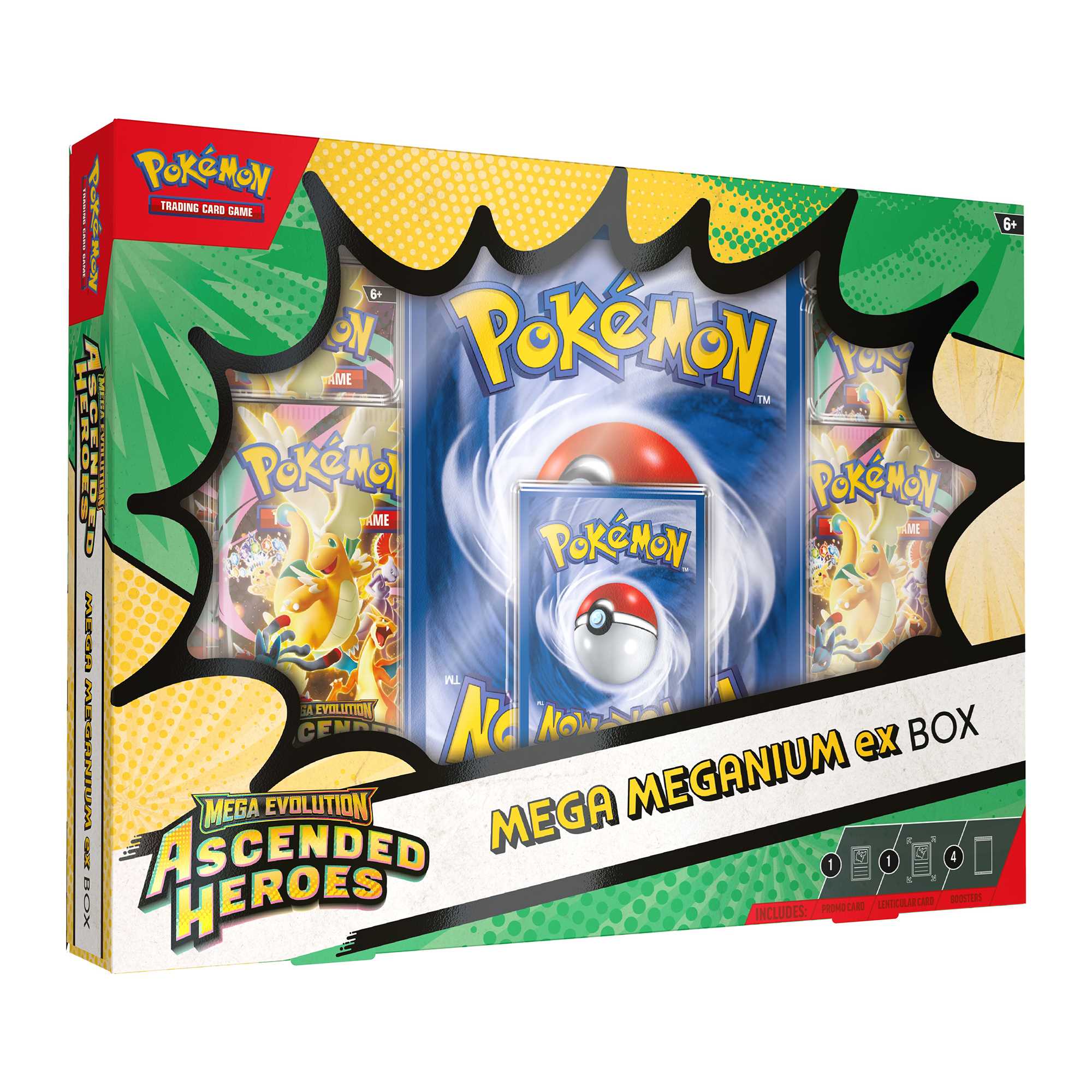 【英語版】Ascended Heroes MEGA MEGANIUMex BOX Pokémon TCG: Mega Evolution Ascended Heroes - Mega Meganium ex Box