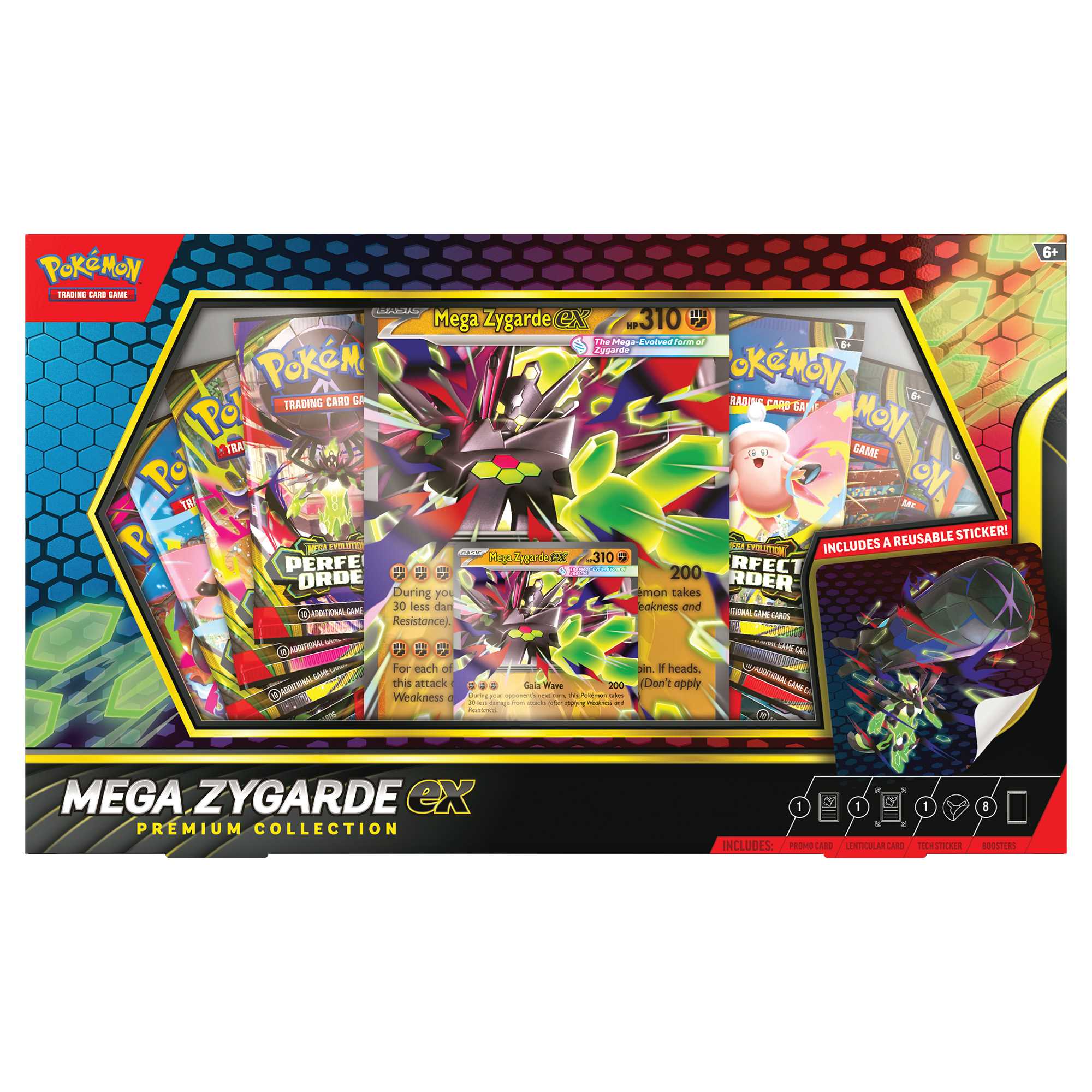 ポケモンカードゲーム Mega Pokemon Card 1Boxes (Sealed) Pokémon TCG: Mega Zygarde ex Premium Collection – Asmodee UK