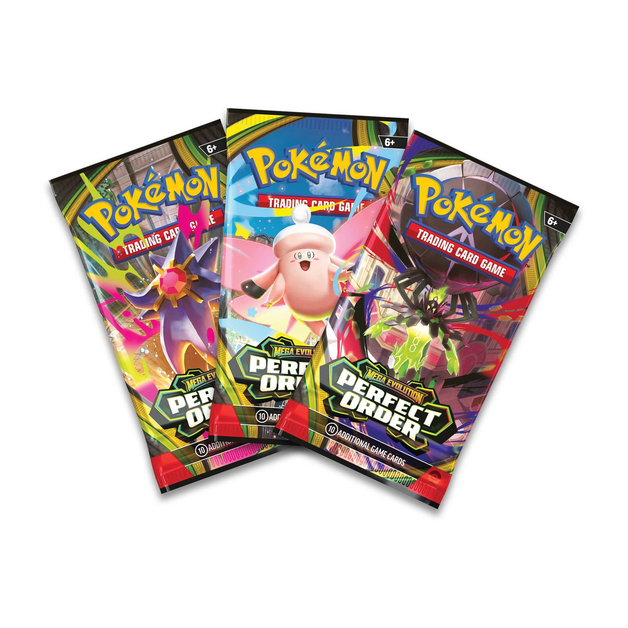 Pokémon TCG: Mega Evolution Perfect Order - 3 Pack CDU (12