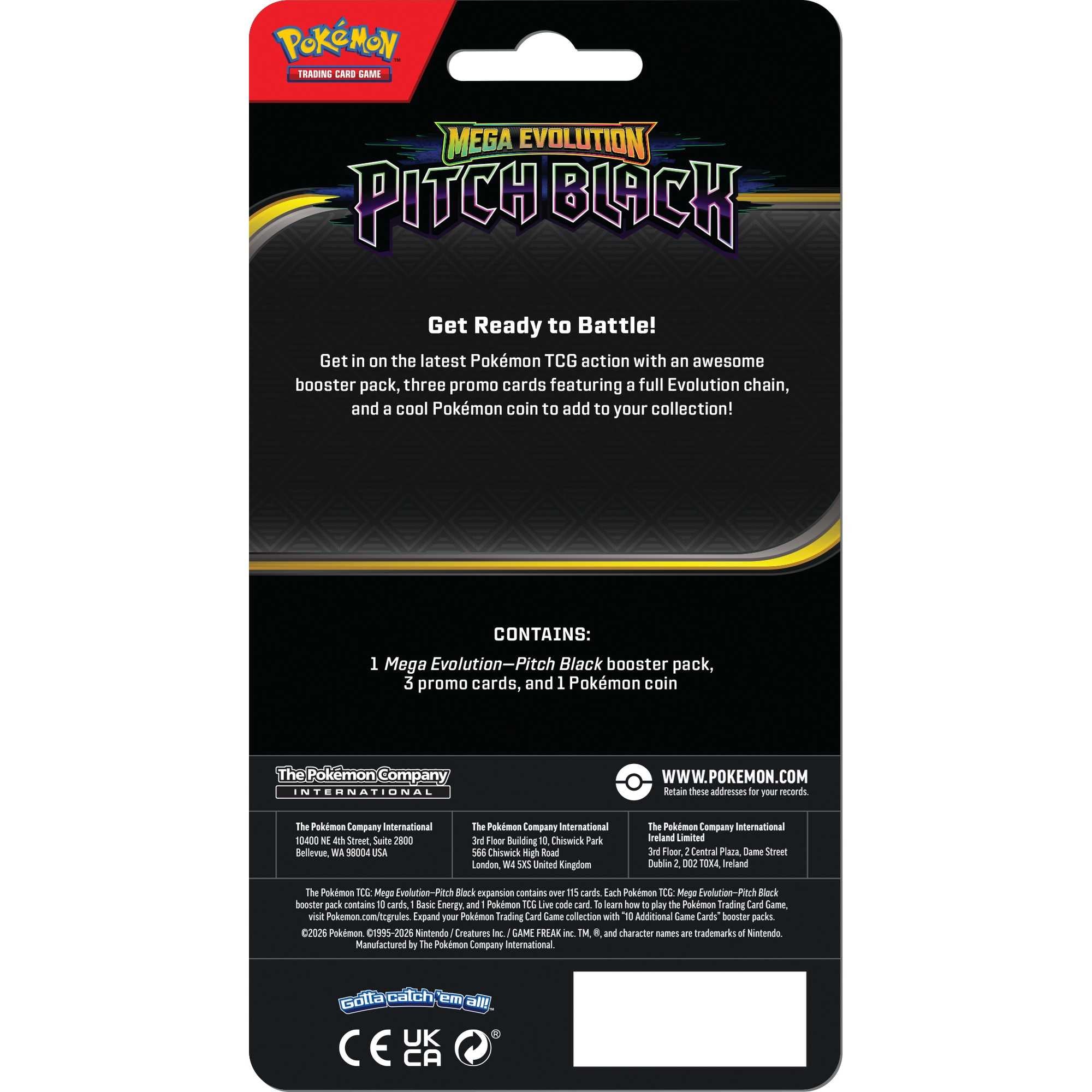 Pokémon TCG: Mega Evolution Pitch Black - Premium Checklane CDU