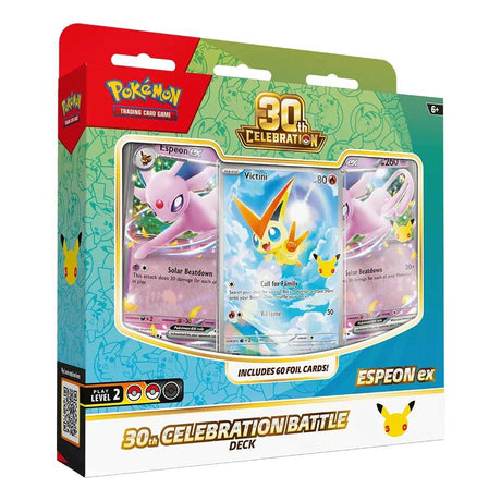 Pokémon TCG: Battle Deck Assortment - 30th Celebration (6)