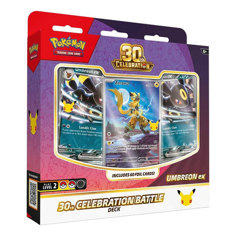 Pokémon TCG: Battle Deck Assortment - 30th Celebration (6)