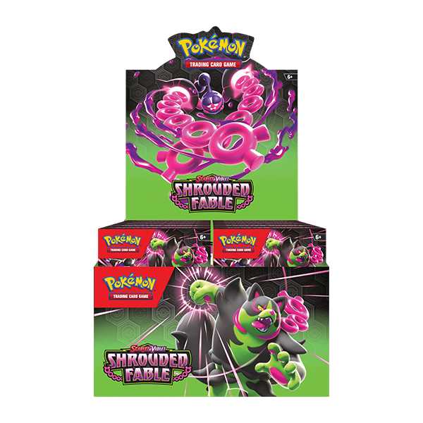 scarlet and violet booster box uk Pokémon TCG: Scarlet & Violet 6.5 Shrouded Fable