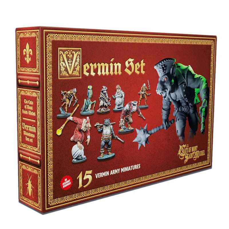 The Cats of Mont Saint Michel Vermin Miniatures Set
