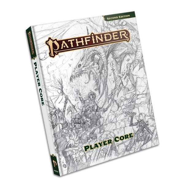 Sketch Cover Pathfinder Player Core: Pathfinder RPG -  Paizo Publishing