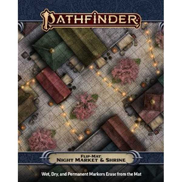 Pathfinder Flip-Mat: Night Market and Shrine -  Paizo Publishing