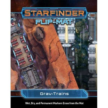 Starfinder Flip-Mat: Grav Trains -  Paizo Publishing