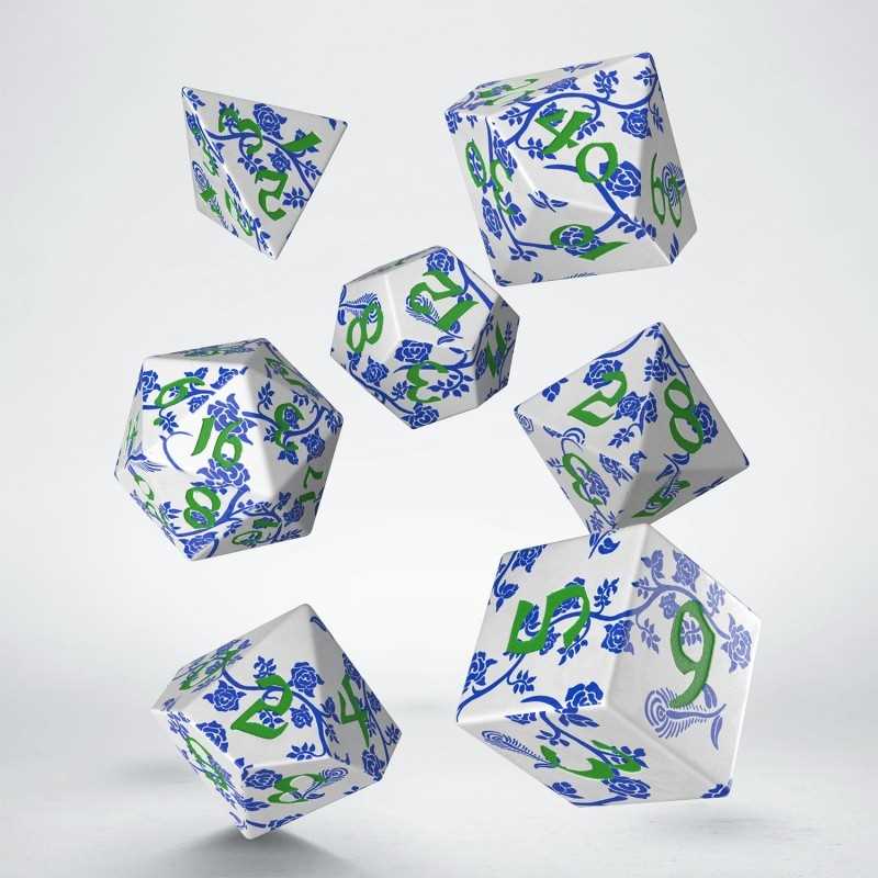 Full Art Dice Set Porcelain