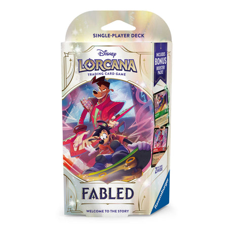 Disney Lorcana Trading Card Game - Fabled Starter Deck CDU Display (8) - Set 9