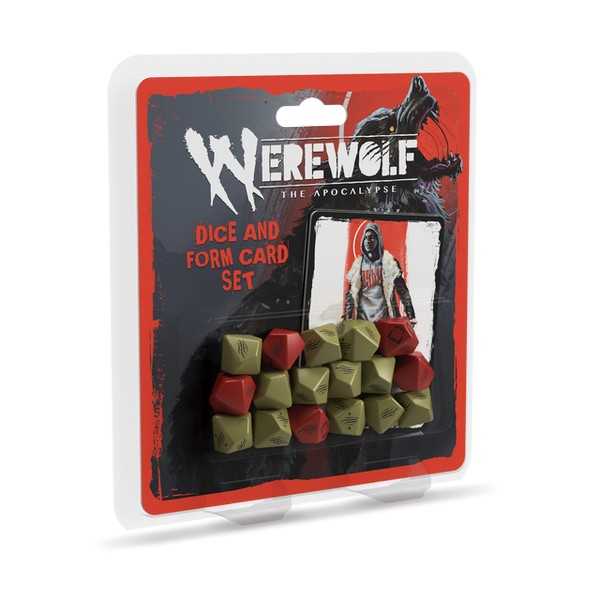 Werewolf: The Apocalypse 5th Edition Roleplaying Game Dice and Form Card Set -  Renegade Game Studio