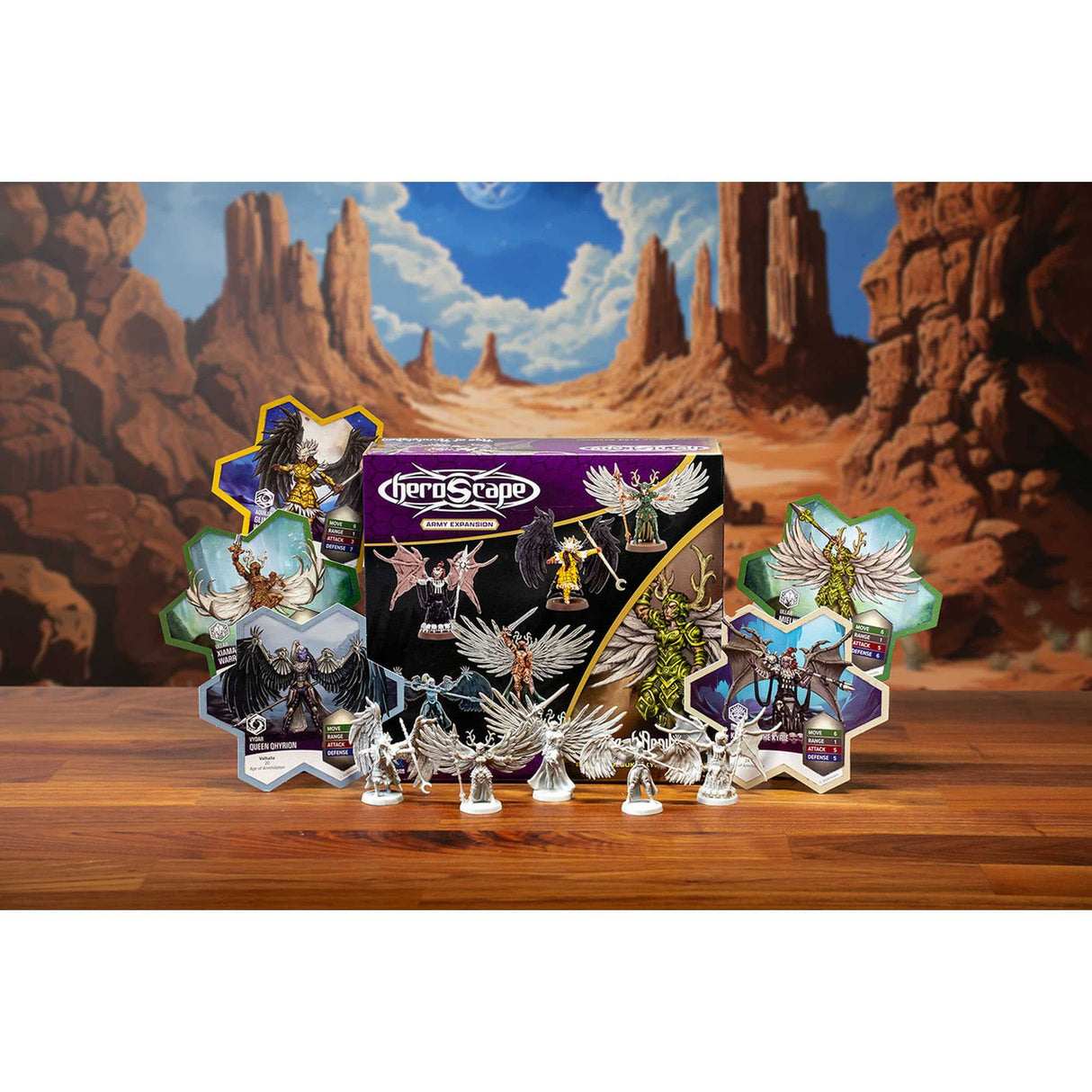 Heroscape: Revna’s Rebuke: Kyrie Warriors Army Expansion