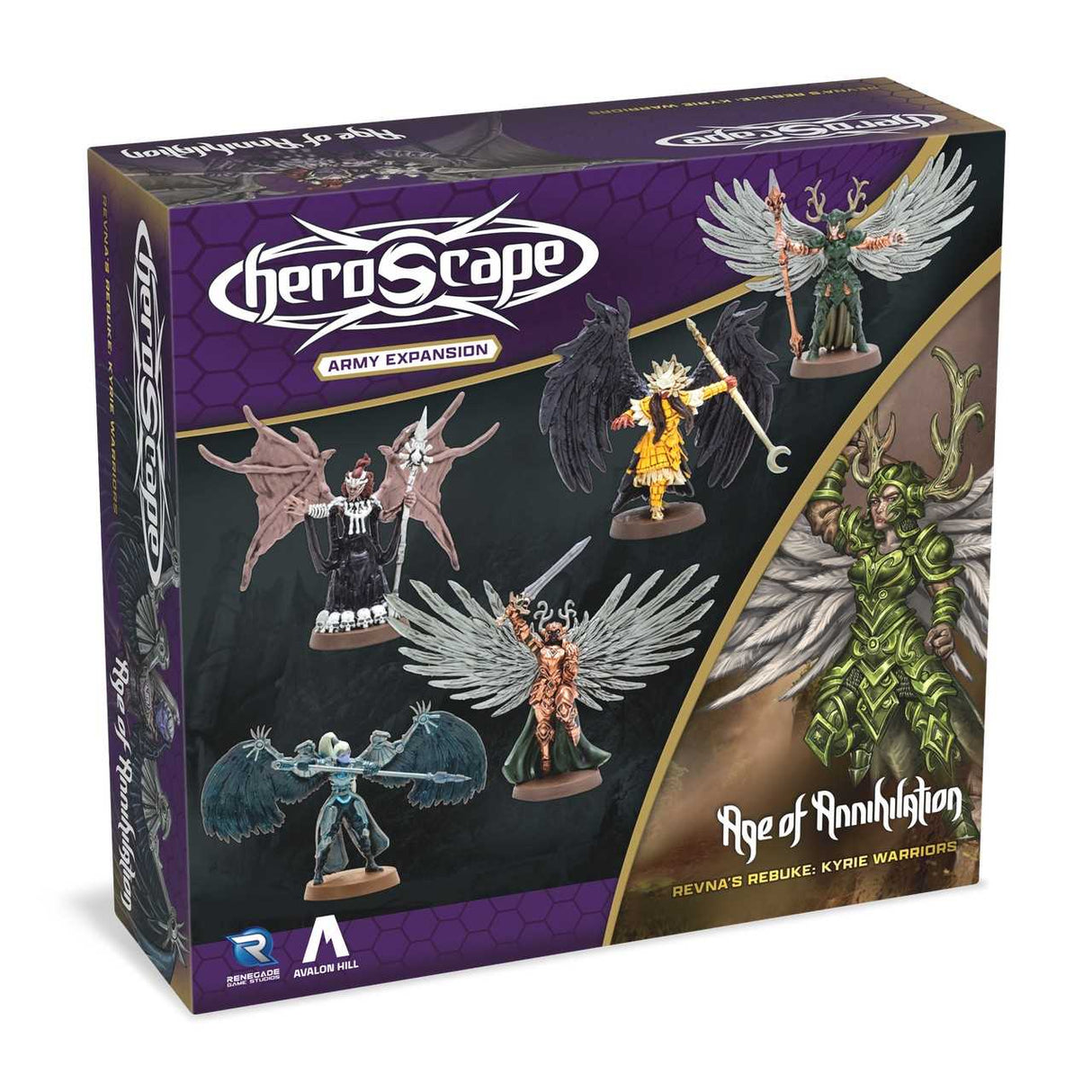 Heroscape: Revna’s Rebuke: Kyrie Warriors Army Expansion - Premium Painted Edition