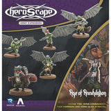 Heroscape: Rising Tide - Wing Commander Tuck Harrigan and Vorid Glidestrikers Army Expansion
