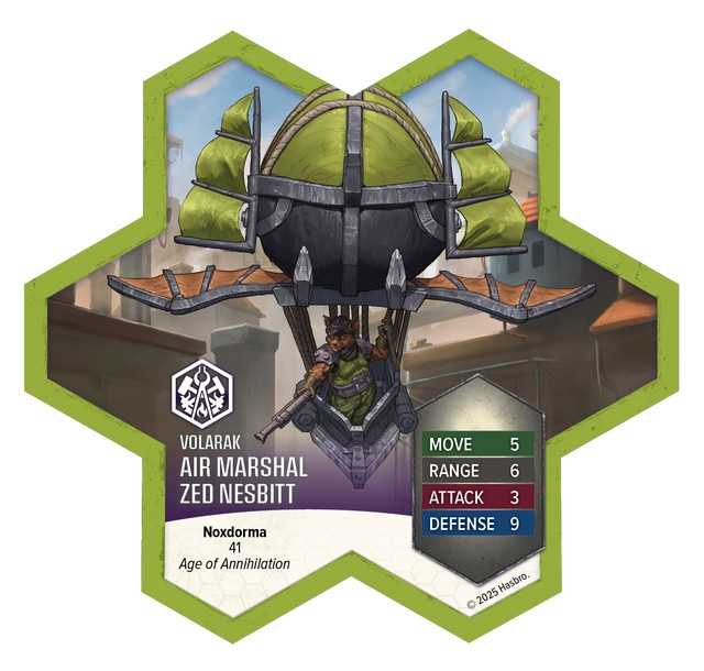 Heroscape: Air Marshal Zed Nesbitt Army Expansion