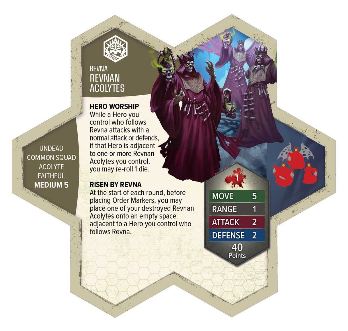 Heroscape: Revnan Acolytes and Grave Grim Army Expansion