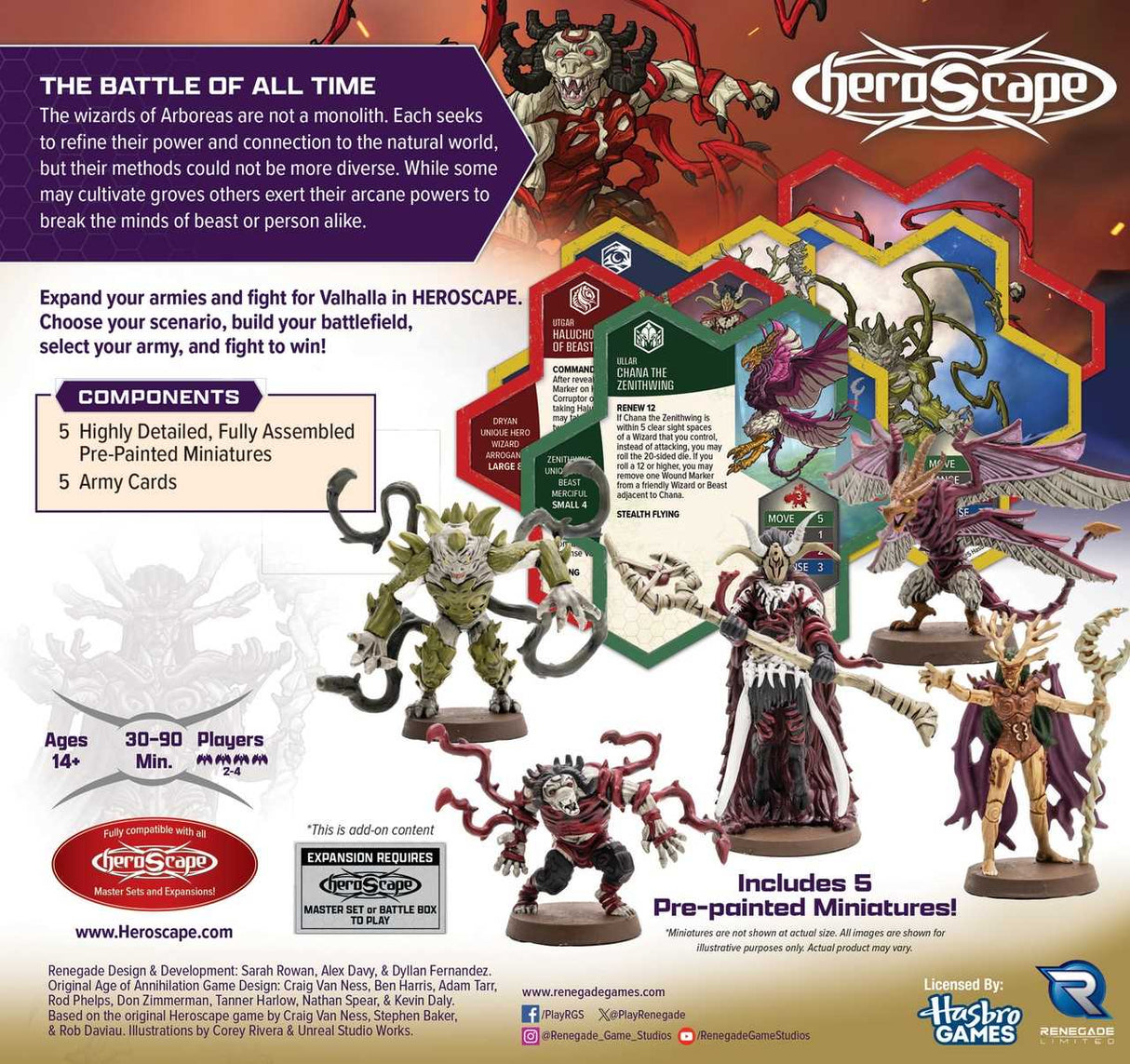 Heroscape: Heroes of Arboreas Army Expansion