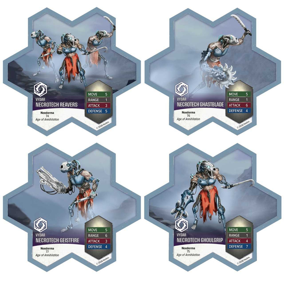 Reavers Ransom Heroscape: Upgraded Necrotech Reavers Army Expansion – Asmodee UK