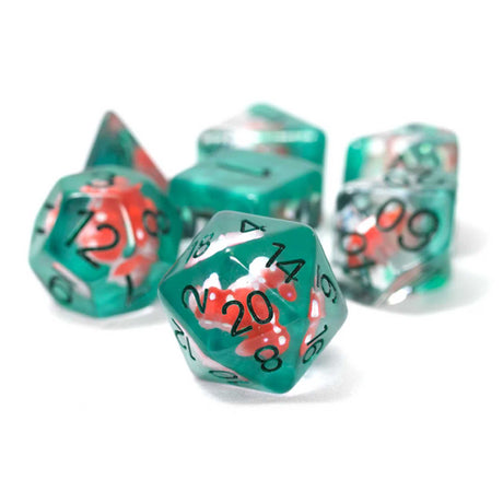 Sirius Dice: Power Mushroom 7-Piece Polyhedral Dice Set