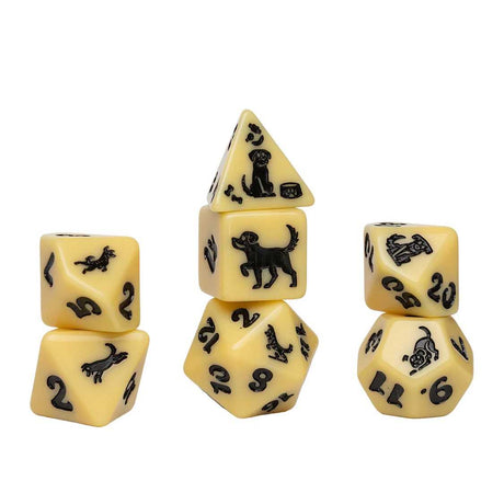 Sirius Dice: Animal Dice Set - Golden Pup