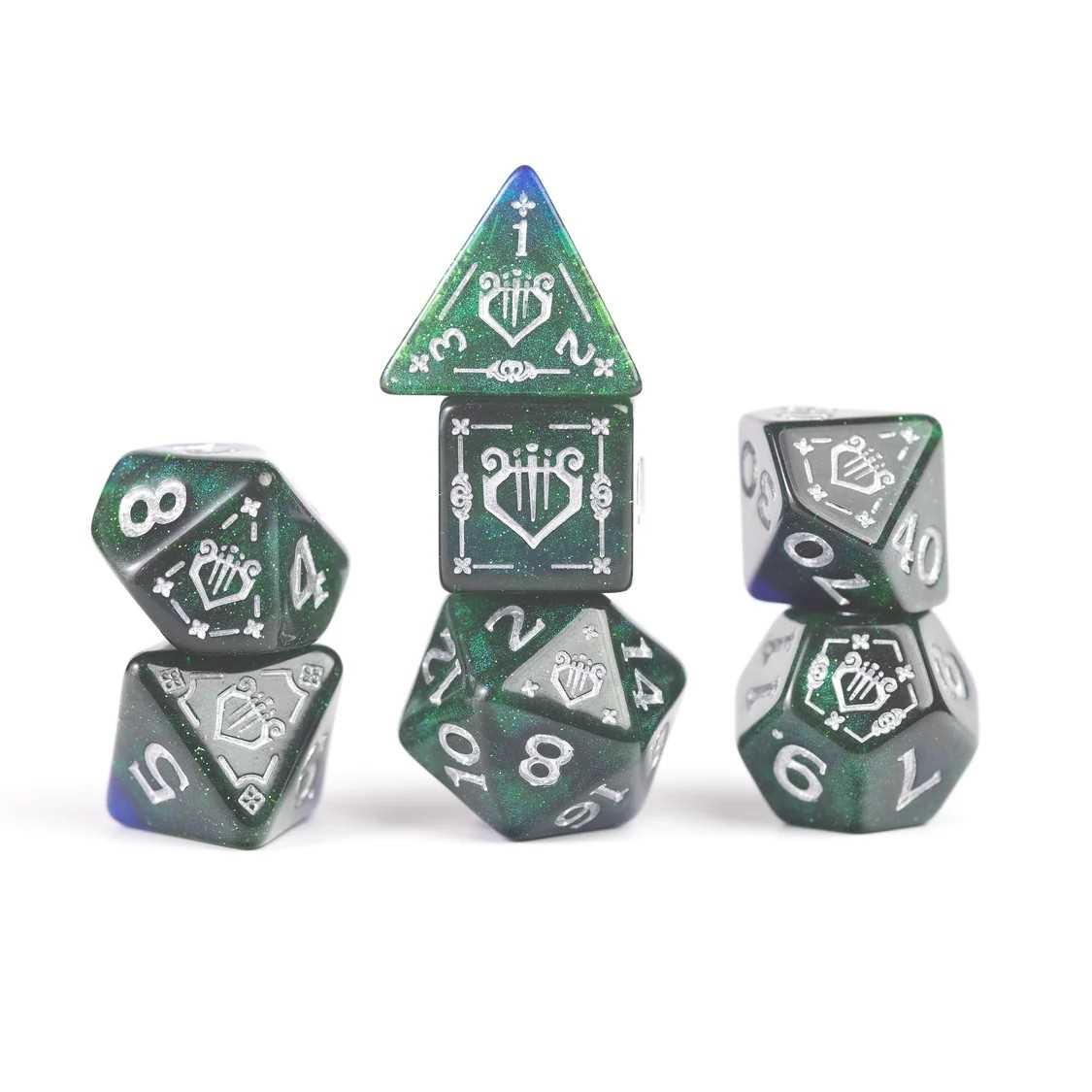 Dungeons & Dragons Adventure Dice Set - Bard: Blue