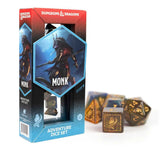Dungeons & Dragons Adventure Dice Set - Monk: Blue
