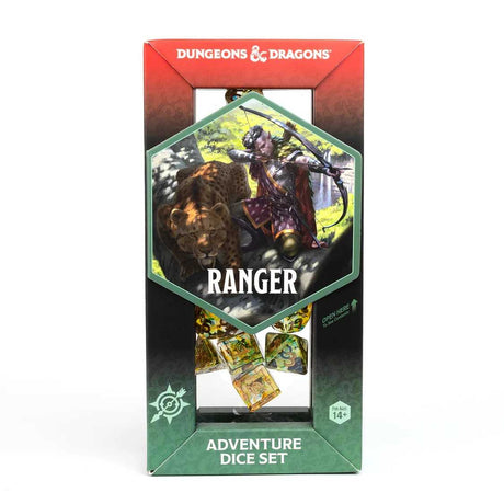 Dungeons & Dragons Adventure Dice Set - Ranger: Gold