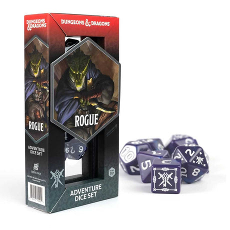 Dungeons & Dragons Adventure Dice Set - Rogue: Purple