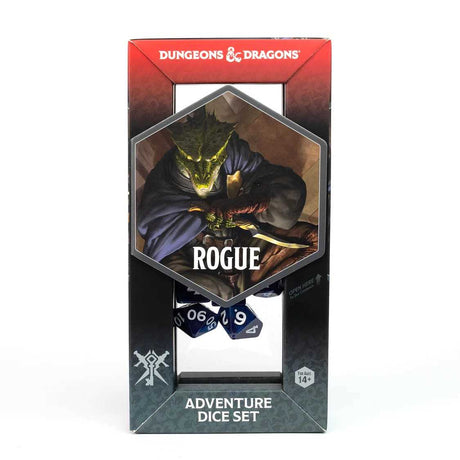 Dungeons & Dragons Adventure Dice Set - Rogue: Purple