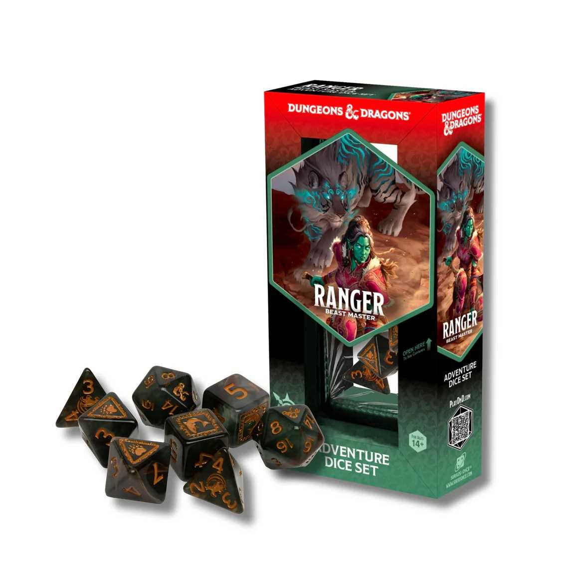 Melee Ranger Dice Set Dungeons & Dragons Adventure Dice Set - Ranger: Beast Master – Asmodee UK