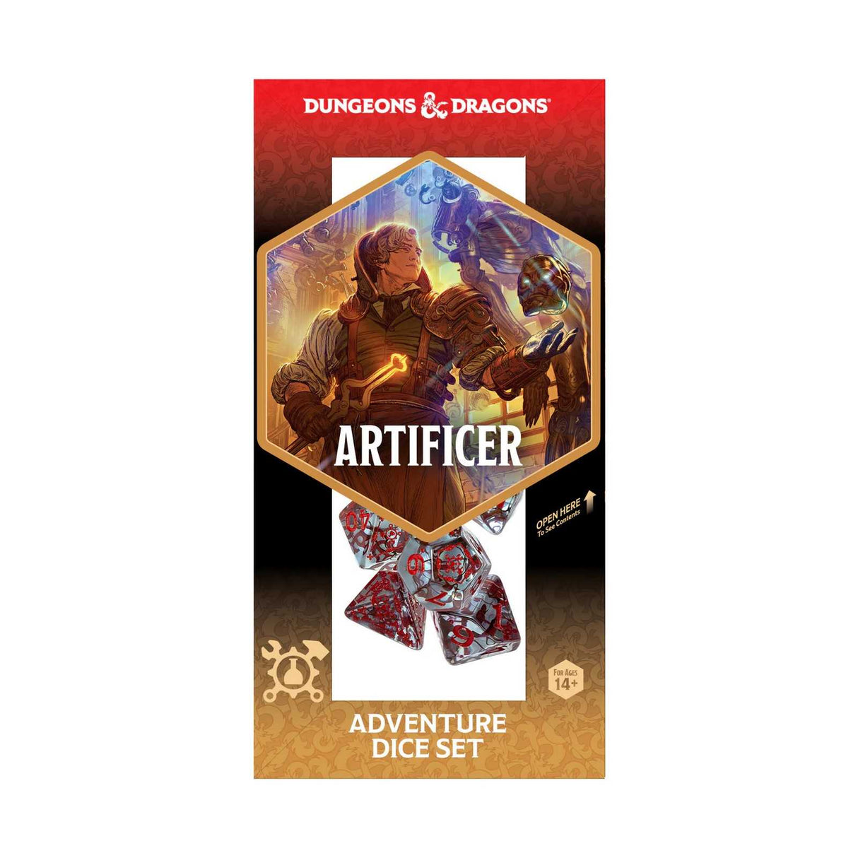Dungeons & Dragons Adventure Dice Set - Artificer (Clear)