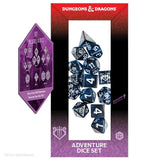 Dungeons & Dragons Adventure Dice Set - Bard (Blue, Black)