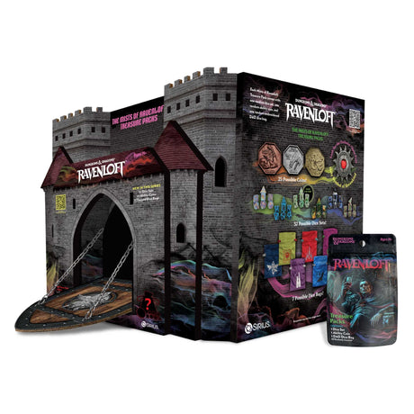 Dungeon & Dragon: Mists of Ravenloft Treasure Packs With Refillable Display