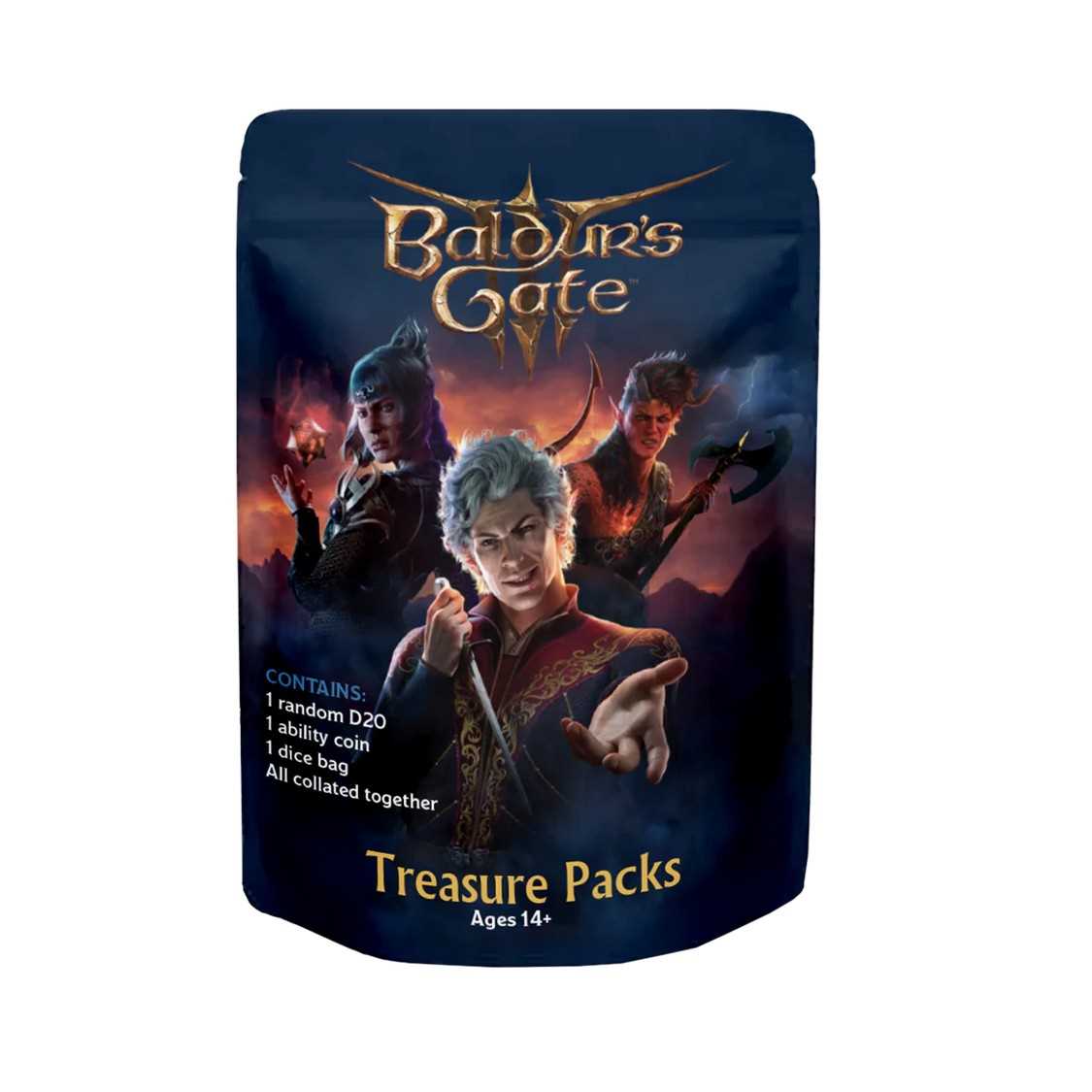Baldur's Gate 3 Treasure Packs Display