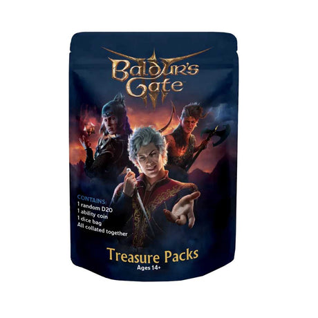 Baldur's Gate 3 Treasure Packs Display