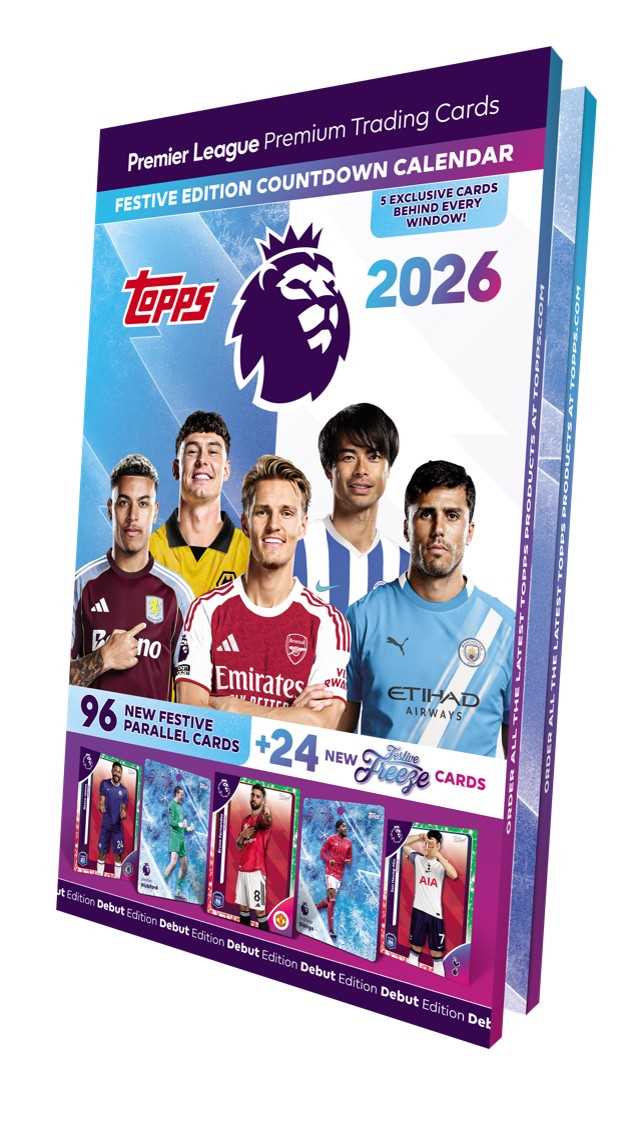 Topps Premier League 2025/26 Festive Countdown Calendar