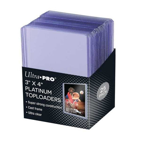 3in x 4in Ultra Clear Platinum Toploader 25ct