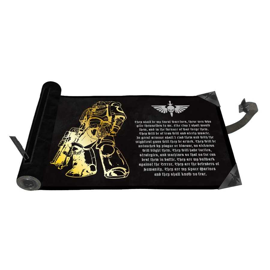 Warhammer 40,000: Space Marines - Adeptus Astartes Dice Scroll Premium Foil
